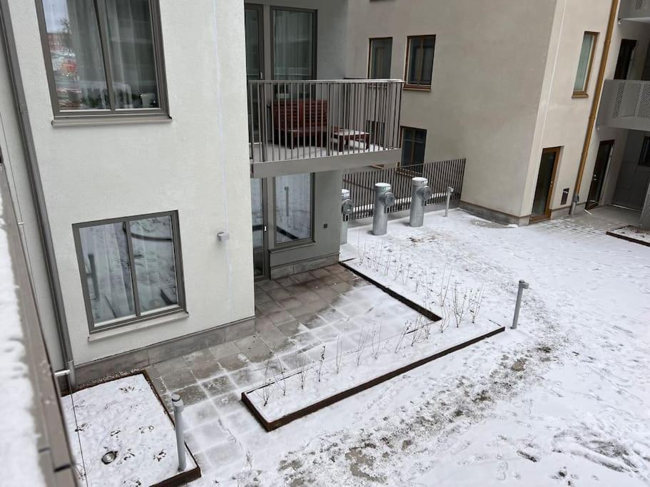Hagastaden Flat Estocolmo Exterior foto